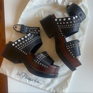 PHILLIP LIM Studded platforms
